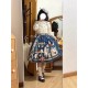 Miss Point Tea Party Daily Skirt with Detachable Shoulder Straps(Reservation/3 Colours/Full Payment Without Shipping)